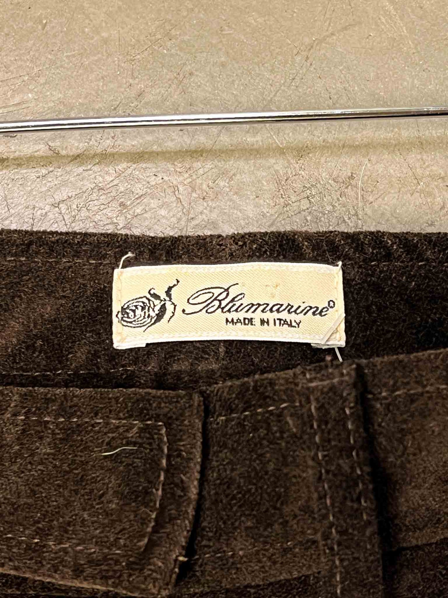 Size 8 (S) | Blumarine Chocolate Velvet Chino Pants