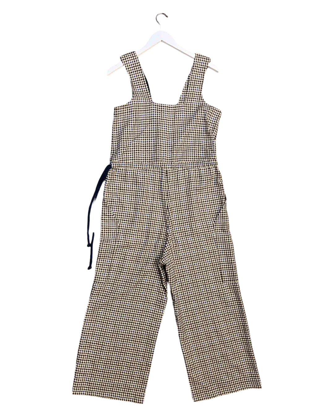 Size S | Libertine Libertine Checkered Sleeveless Wide-Leg Jumpsuit