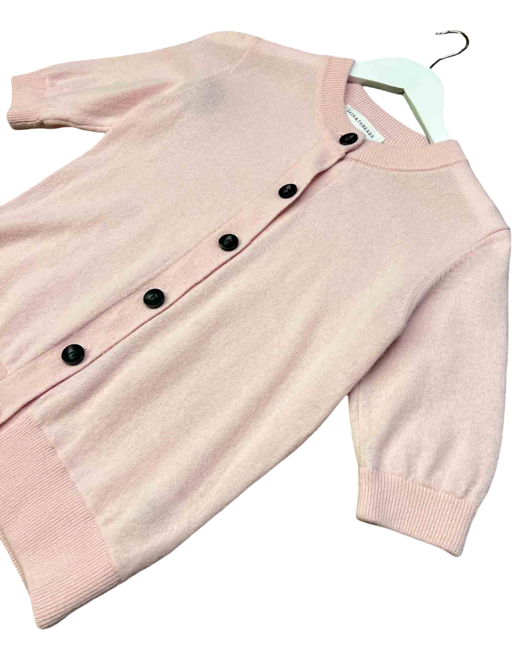 Size 6 (XS) | Skin and Threads Baby Pink Cashmere Top