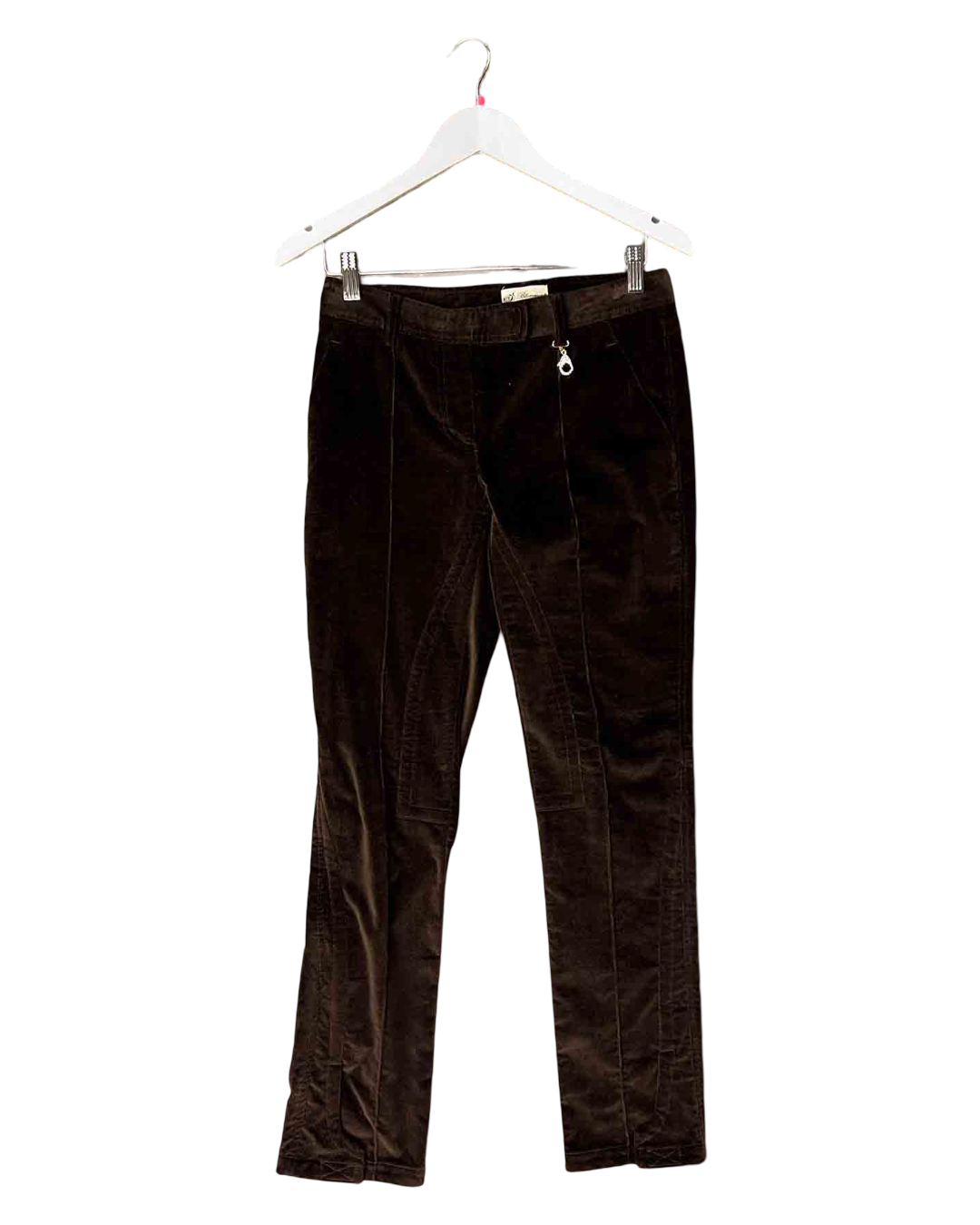 Size 8 (S) | Blumarine Chocolate Velvet Chino Pants