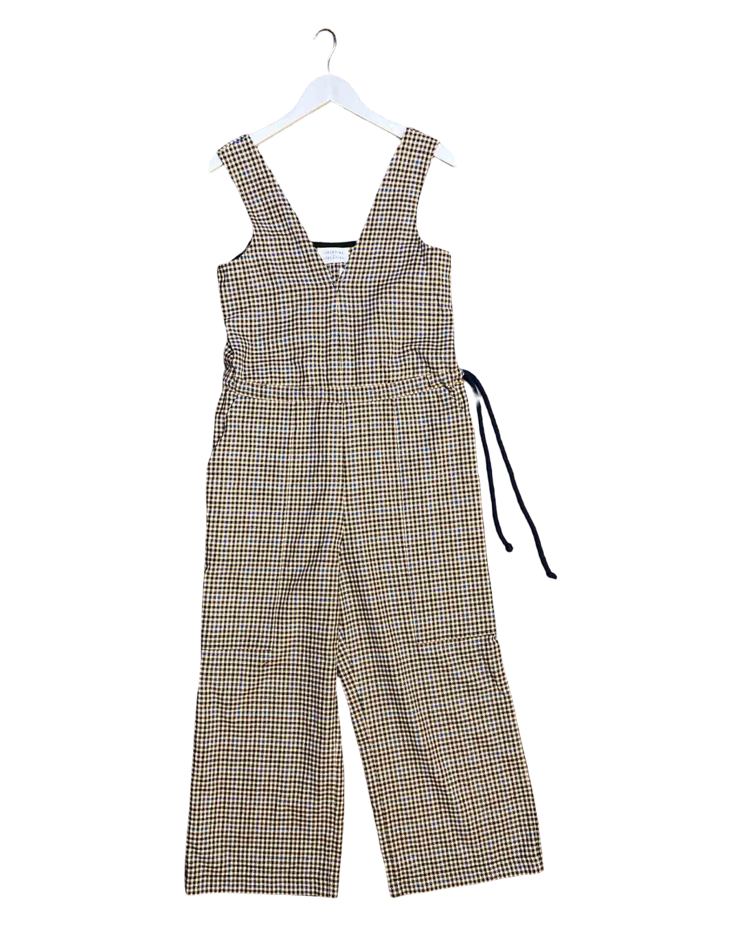 Size S | Libertine Libertine Checkered Sleeveless Wide-Leg Jumpsuit