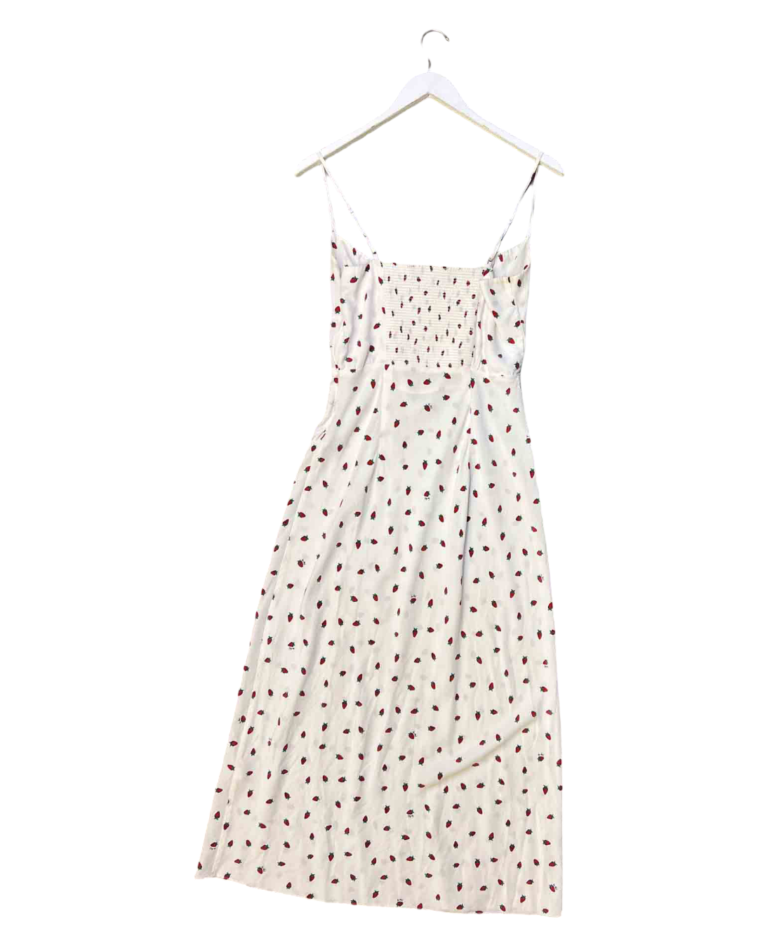 Size L | Realisation Strawberry Silk Maxi Dress