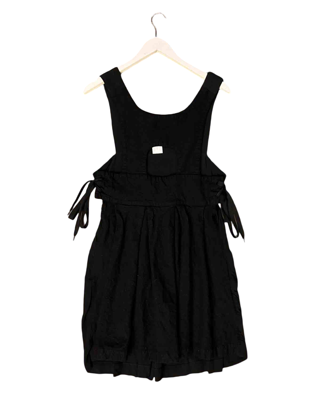 Size M | Nom*D Black Wool Pinafore Dress