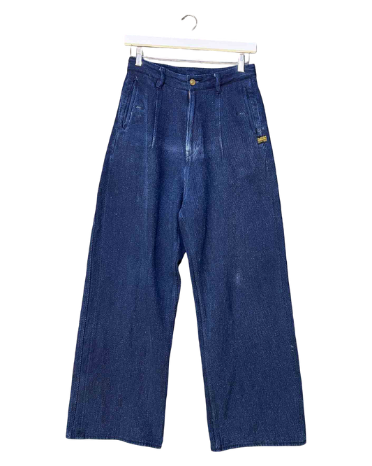 Size 27 | G-Star Navy Cotton Ribbed Trousers