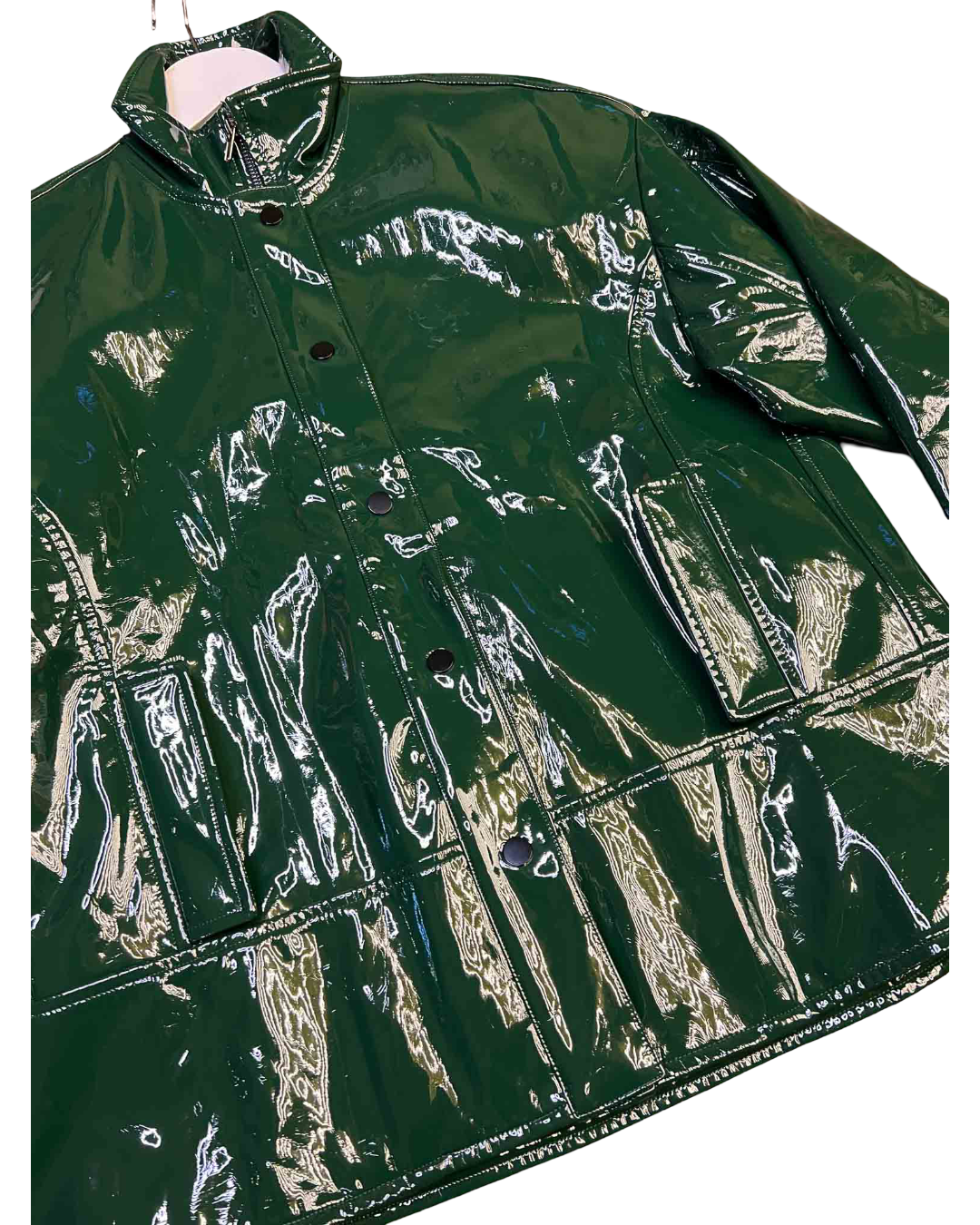 Size 8 (S) | Bul Green Patent Jacket
