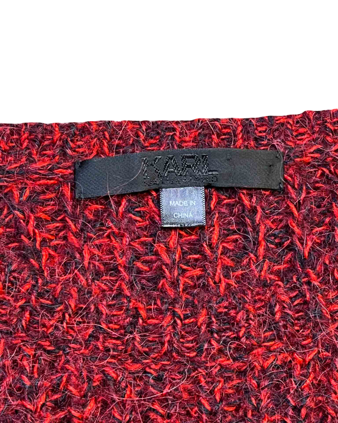Size L | Karl Lagerfeld Chunky Knit Melange Sweater