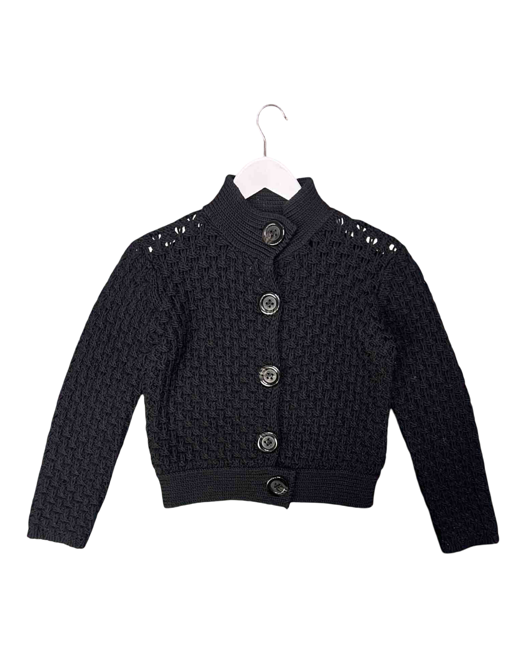 Size S | Max Mara Black Chunky Knit Jumper