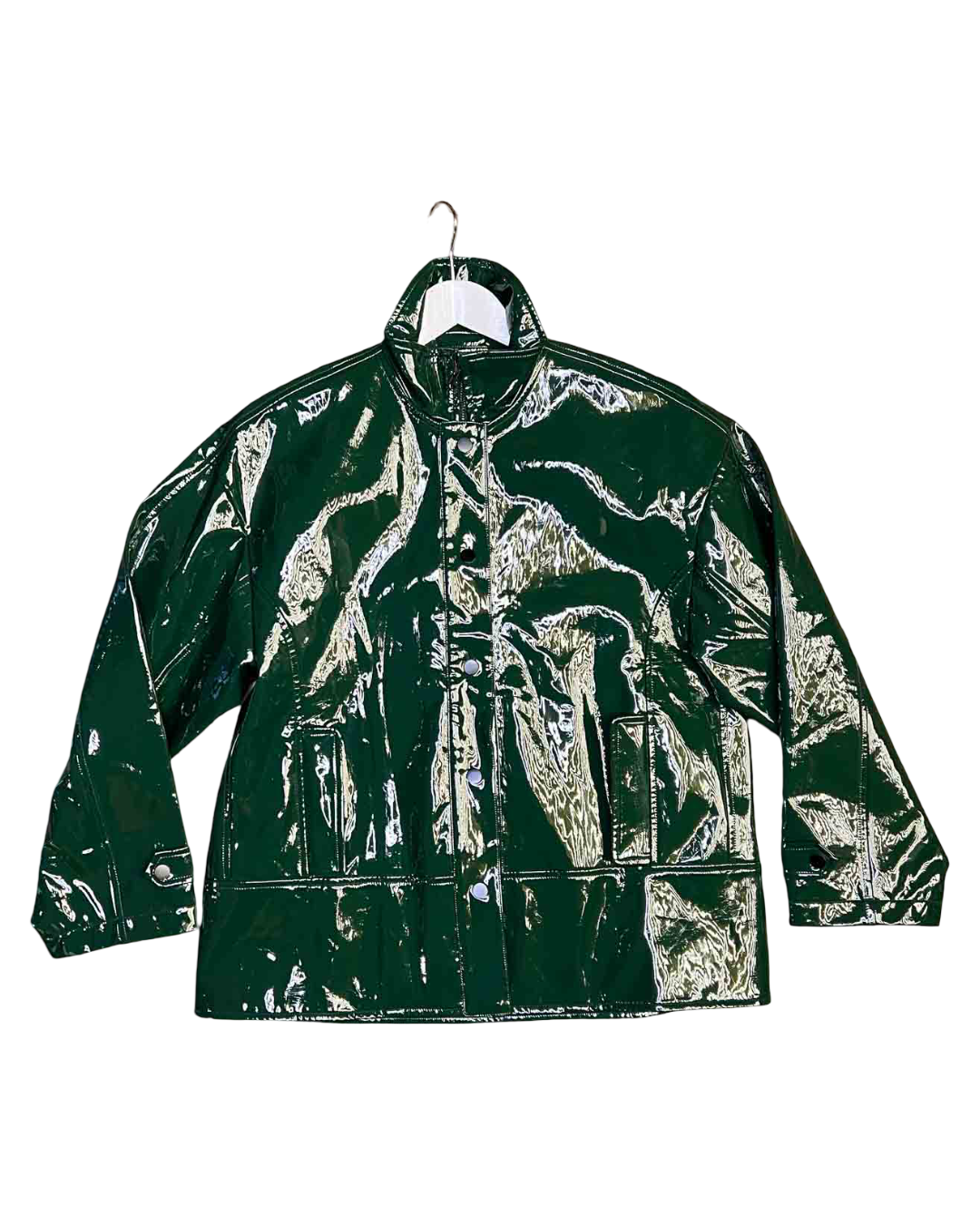 Size 8 (S) | Bul Green Patent Jacket