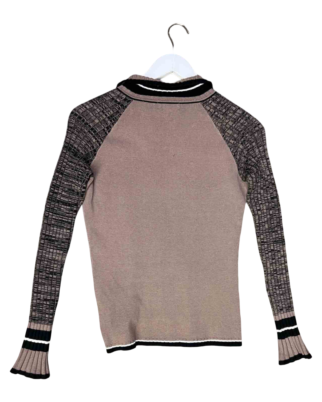 Size S | NILS Sportswear 1/4 Cotton Knitted Top