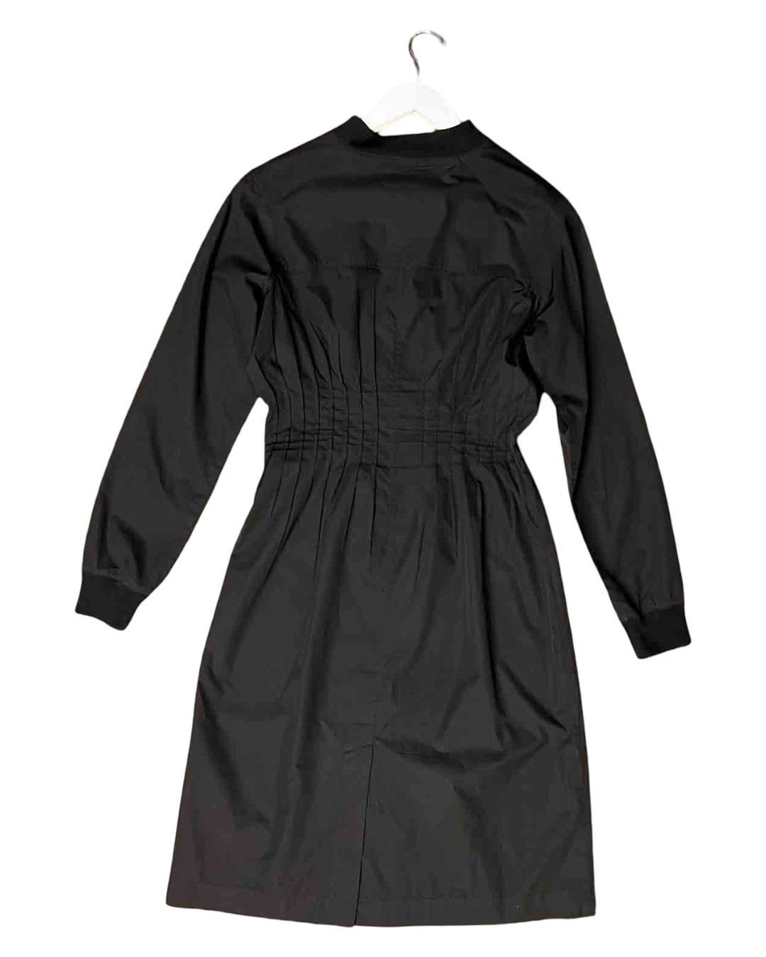 Size XS | PAM Pleated Long-Sleeve Midi Dress