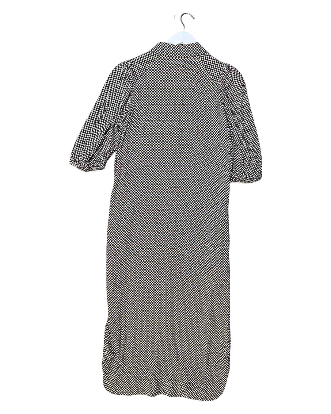 Size 36 (S) | Ganni Check Shirt Midi Dress