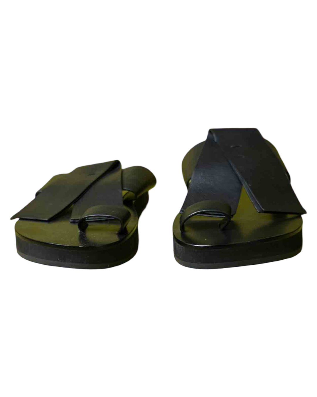 Size 39 | Alpha60 Black Leather Sandals