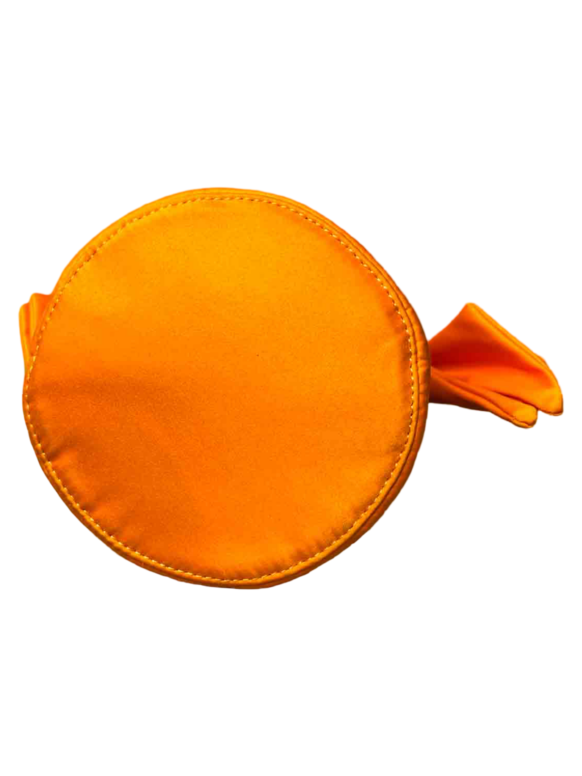 Ganni Vibrant Orange Occasion Top Handle Bag