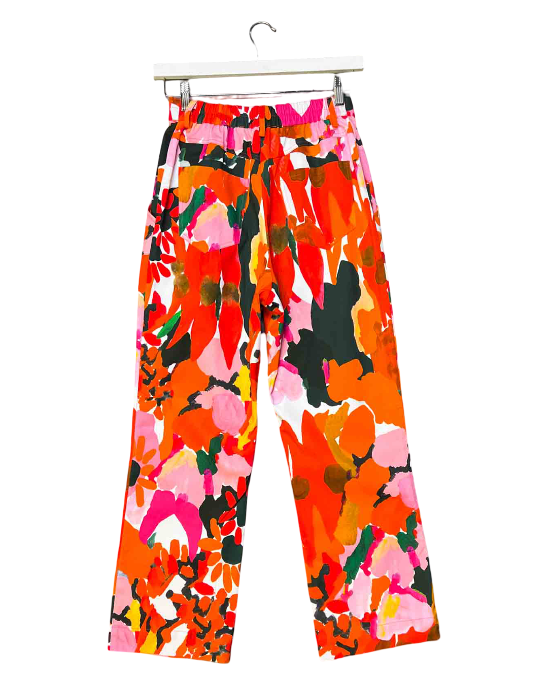 Size S | Variety Hour Painted Floral Cotton Pants