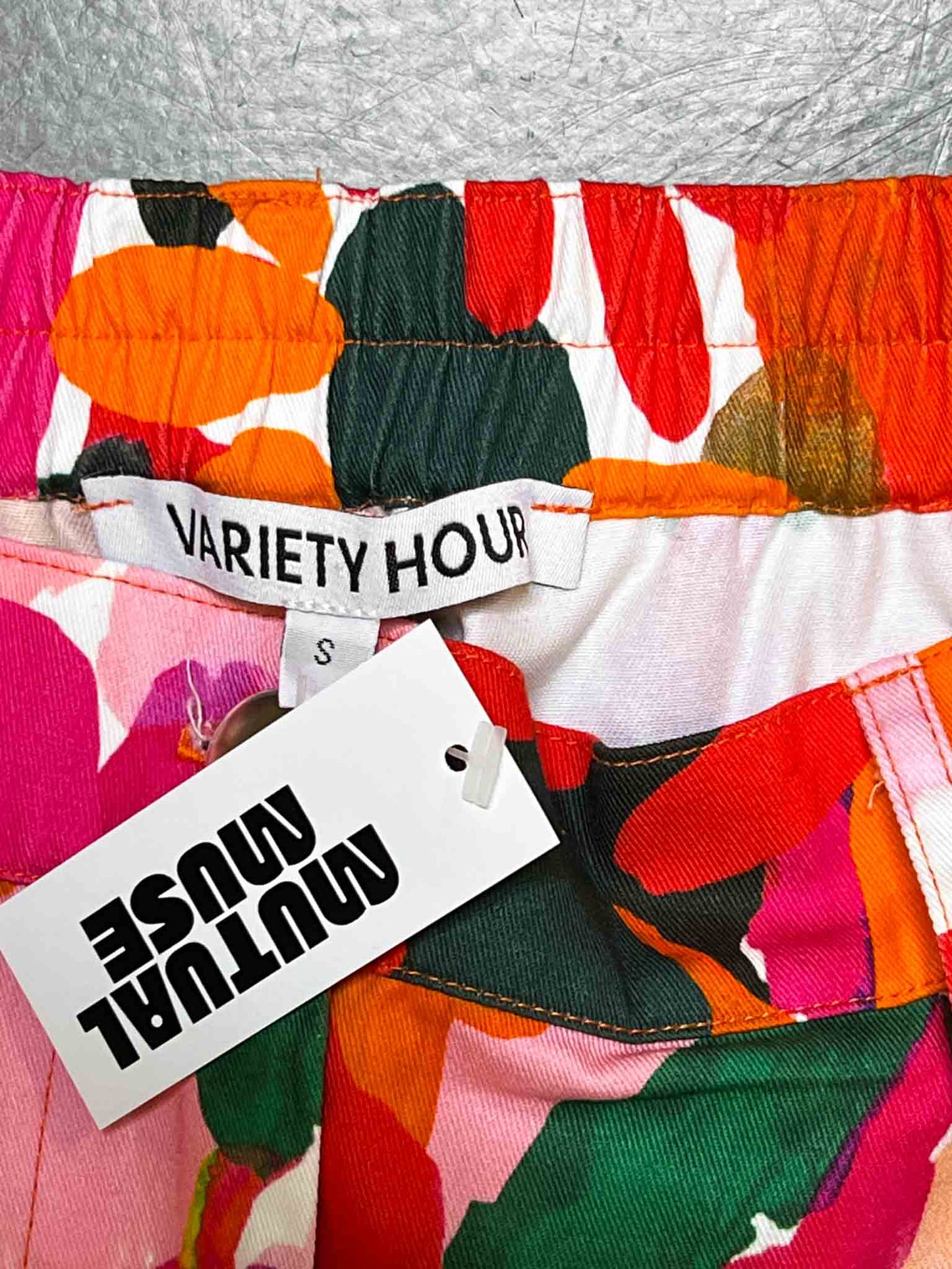Size S | Variety Hour Painted Floral Cotton Pants
