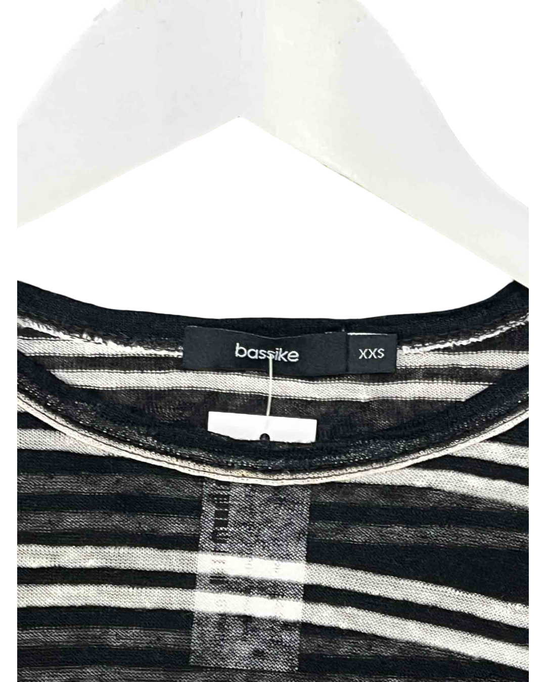 Size XXS | Bassike Linen Striped Top