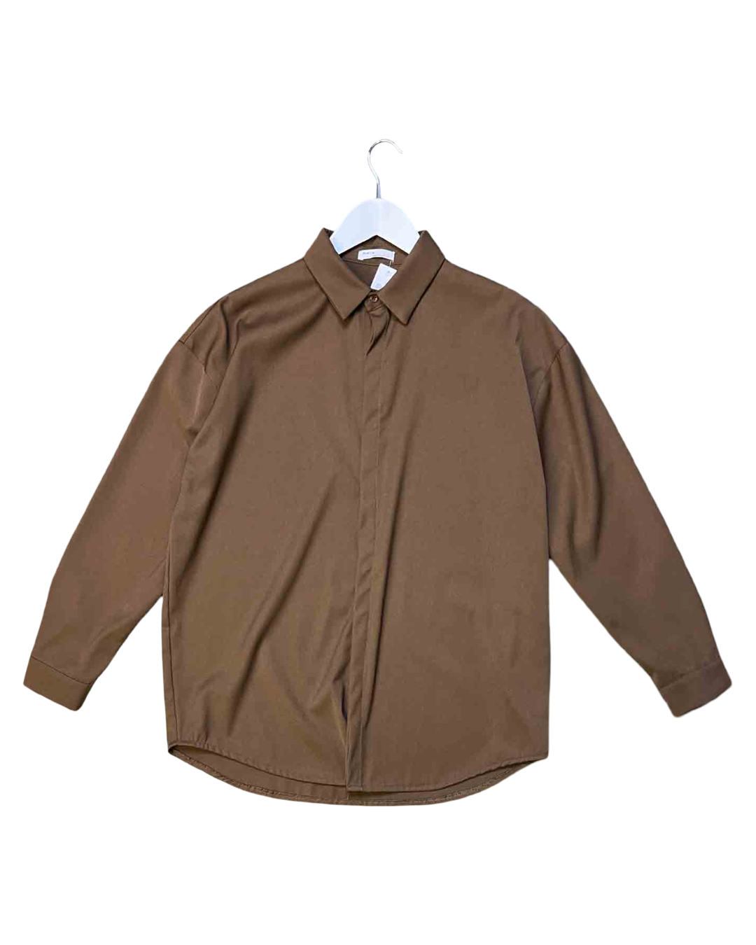 Size XL | NOEARS Brown Cotton Structured Shirt