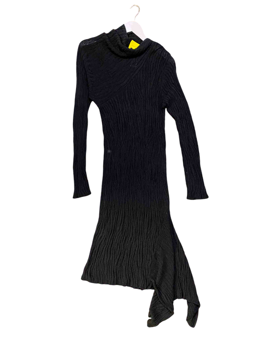 Size XS | Marques Almeida Black Draped Maxi Dress