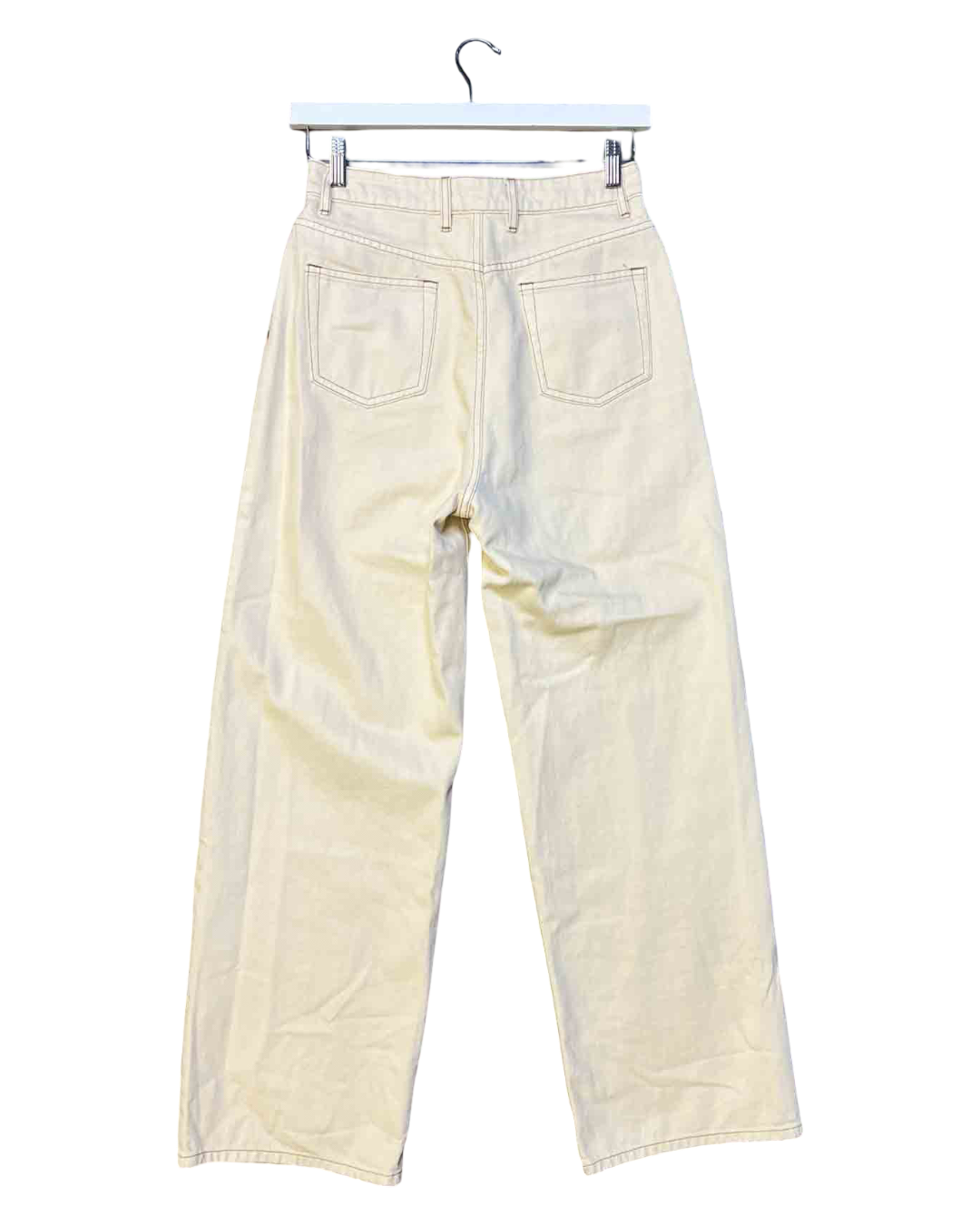 Size 28 |  Kloke Cream Straight Leg Jeans
