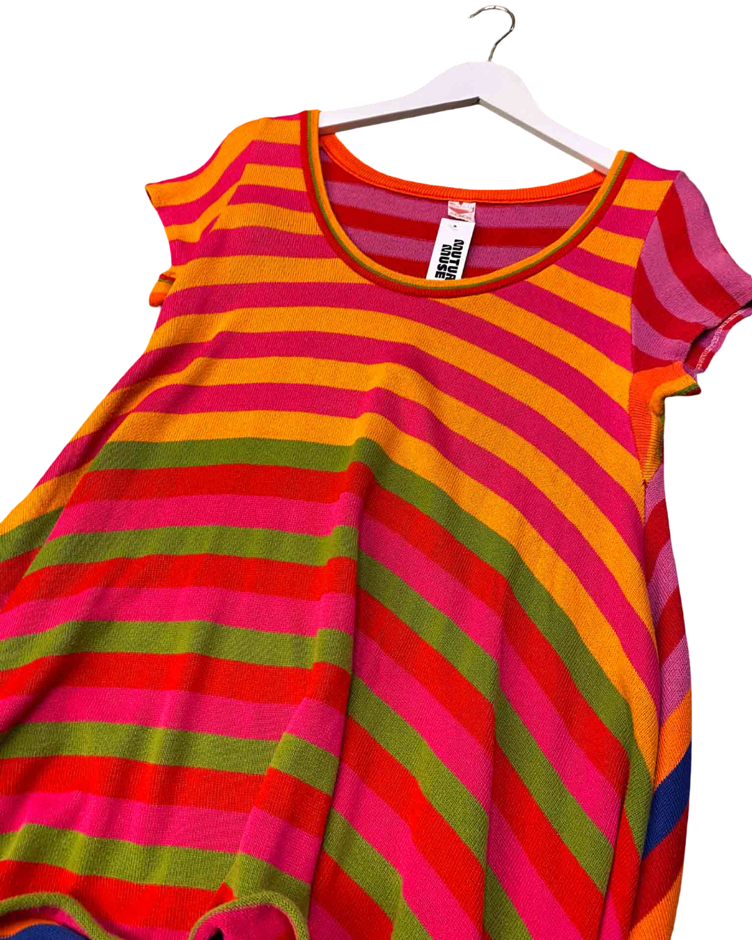 Size S | Fool Multi Stripe Knit Swing Top