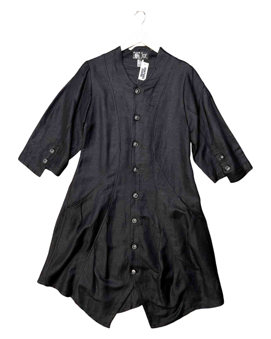Size 1 (M) | Jude Black Tunic Midi Dress