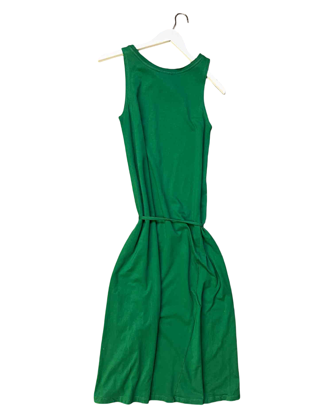 Size XXS | Kowtow Green Organic Cotton Midi Dress
