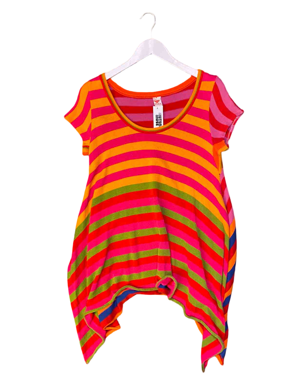 Size S | Fool Multi Stripe Knit Swing Top