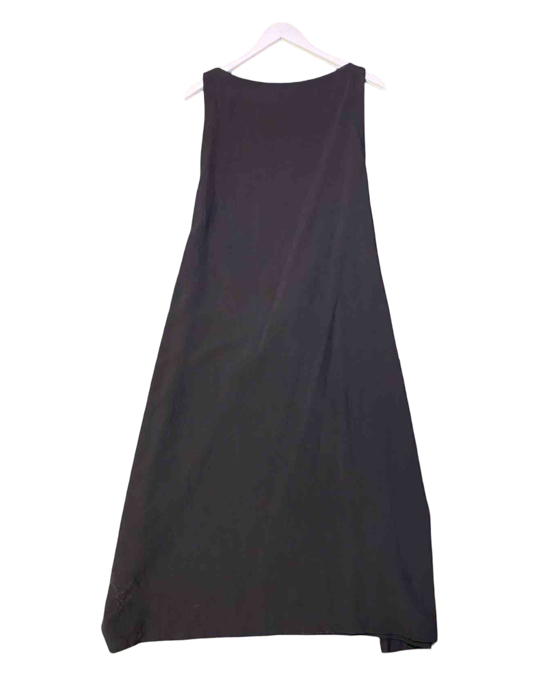 Size L |  Alpha60 Black Silk Shift Dress
