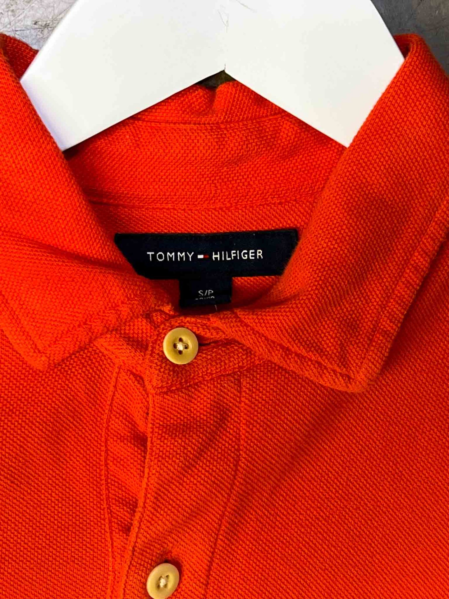 Size S | Tommy Hilfiger Cotton Gradient Polo Top
