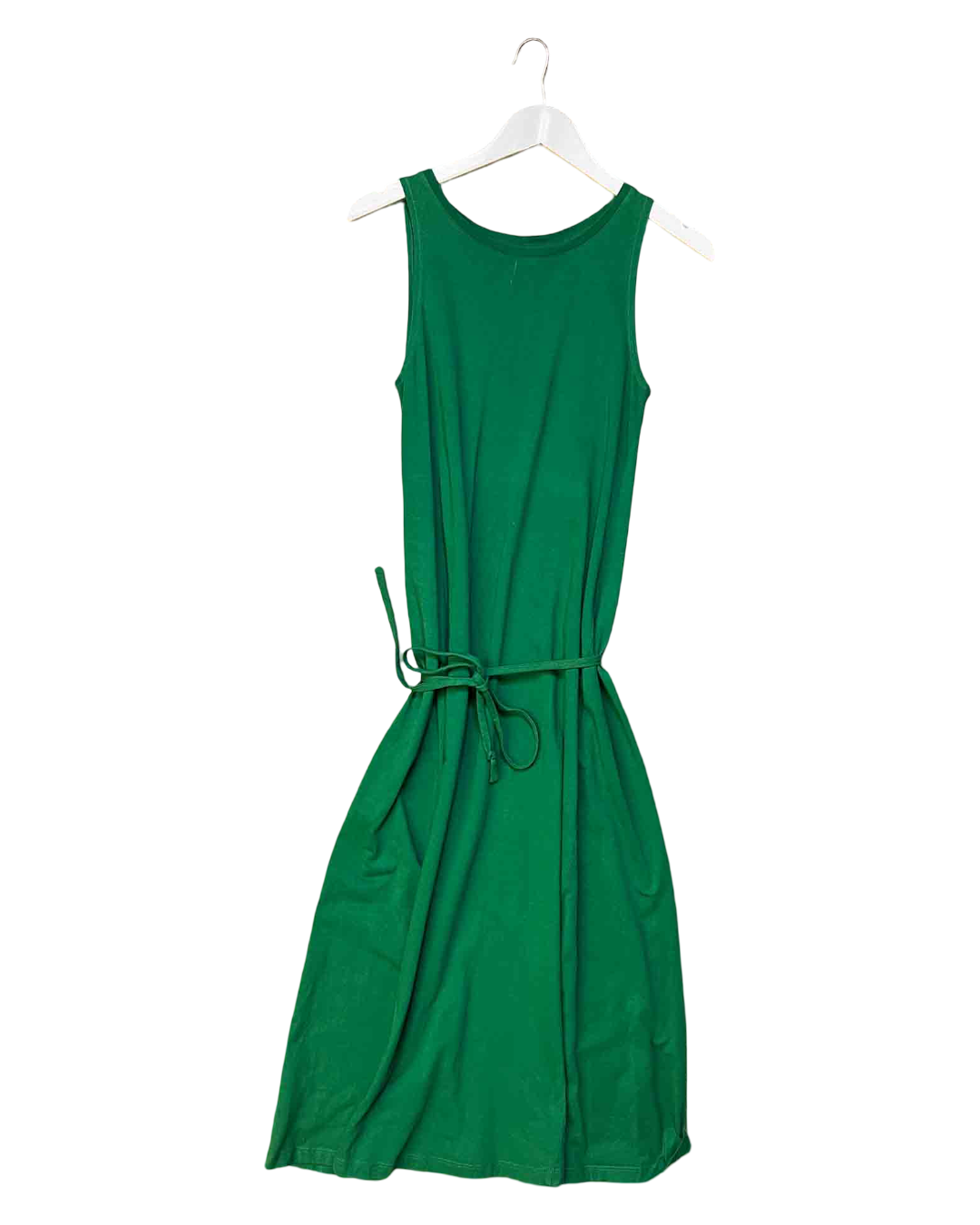Size XXS | Kowtow Green Organic Cotton Midi Dress