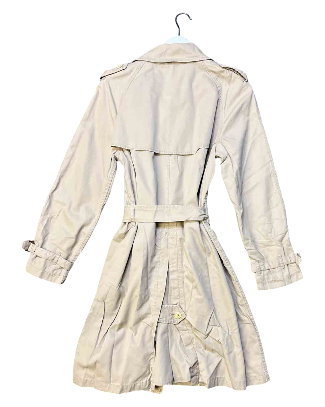 Size M | DKNY Beige Cotton Trench Coat