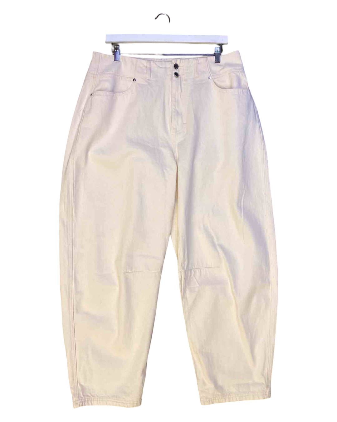 Size 16 |  Commonry Cream Barrel Jeans