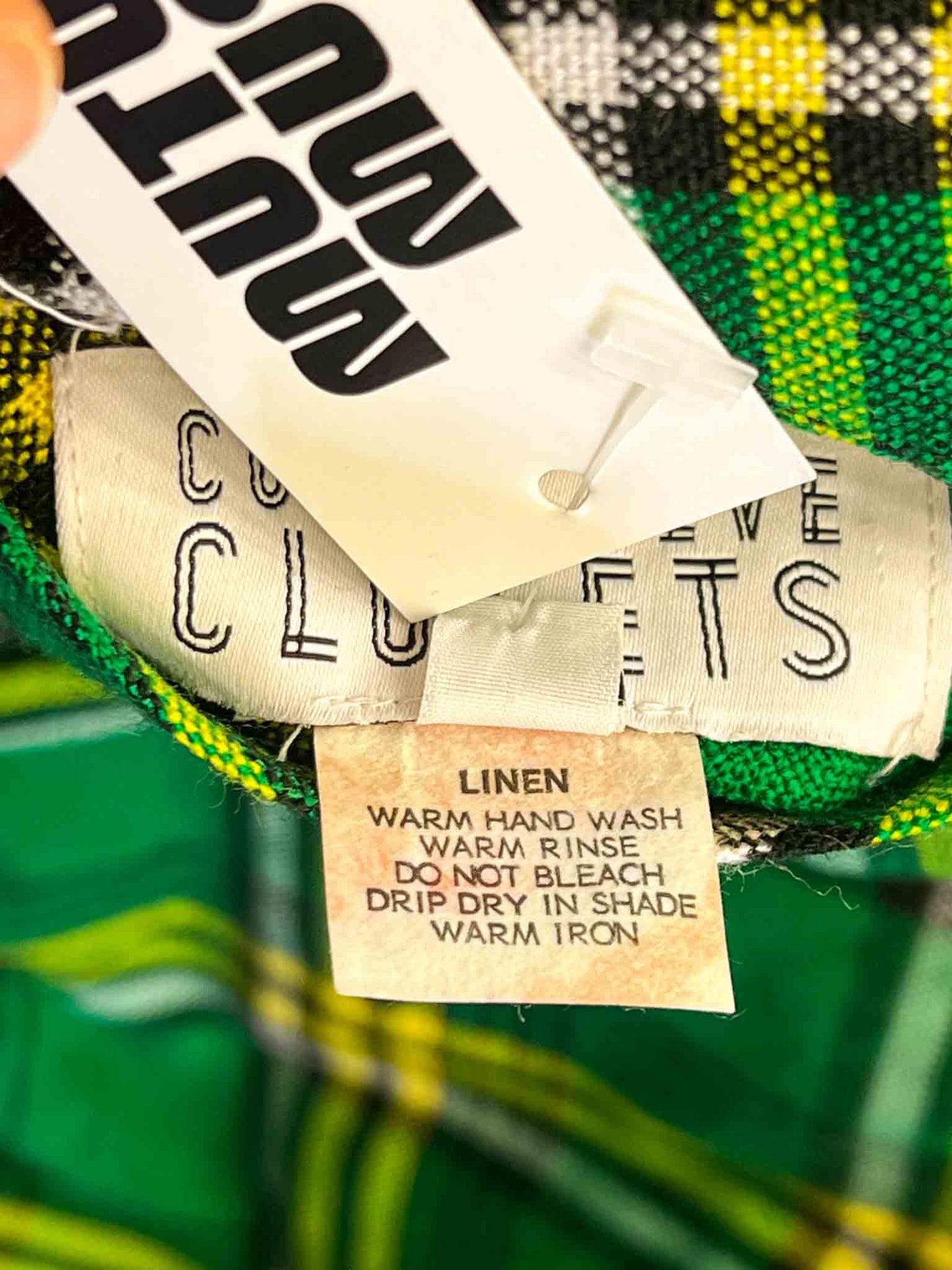 Size S | Collective Closets Reversible Linen Bomber Jacket