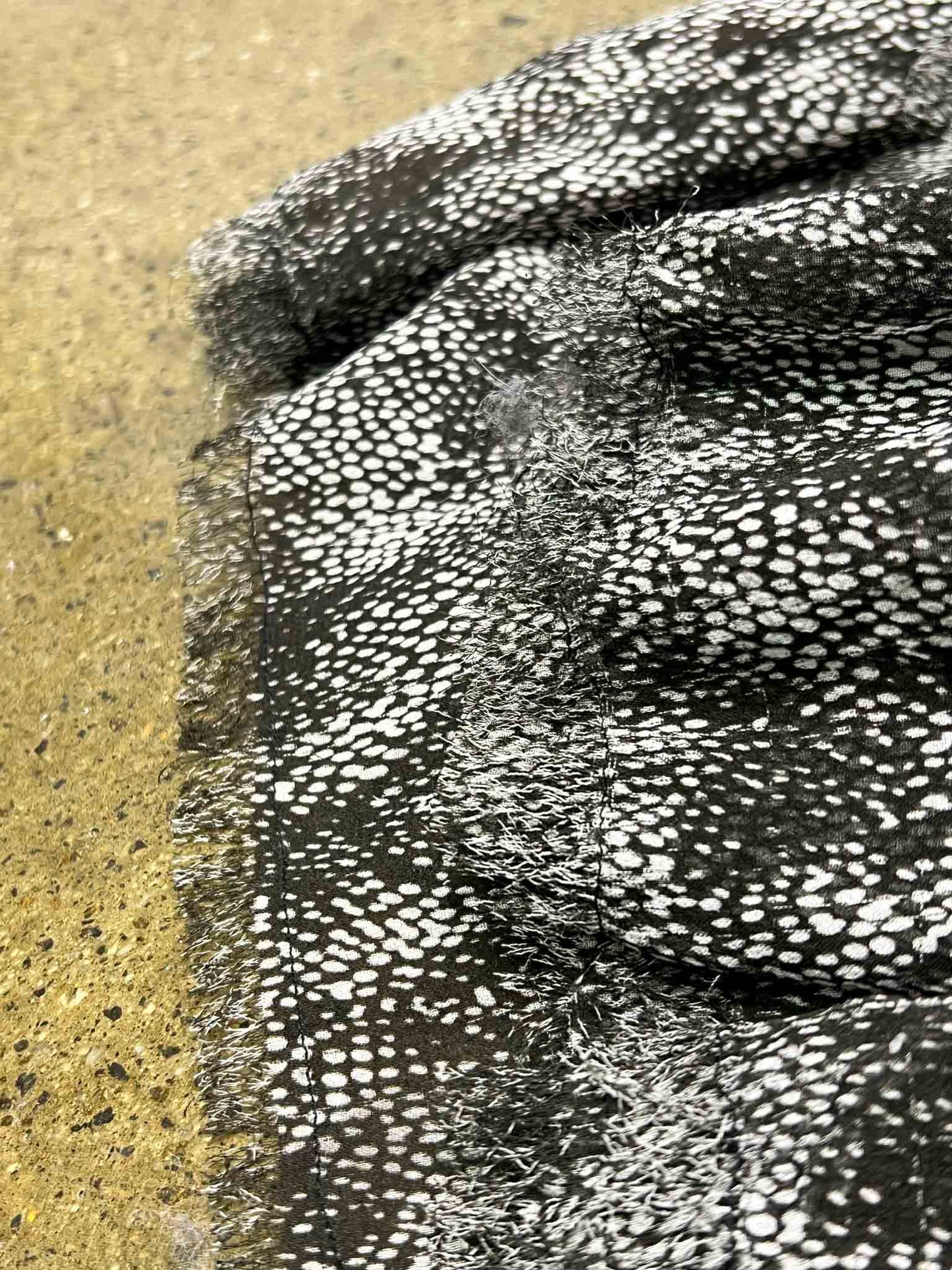 Size 4 (14) | Morrison Dotted Silk Tiered Maxi Skirt