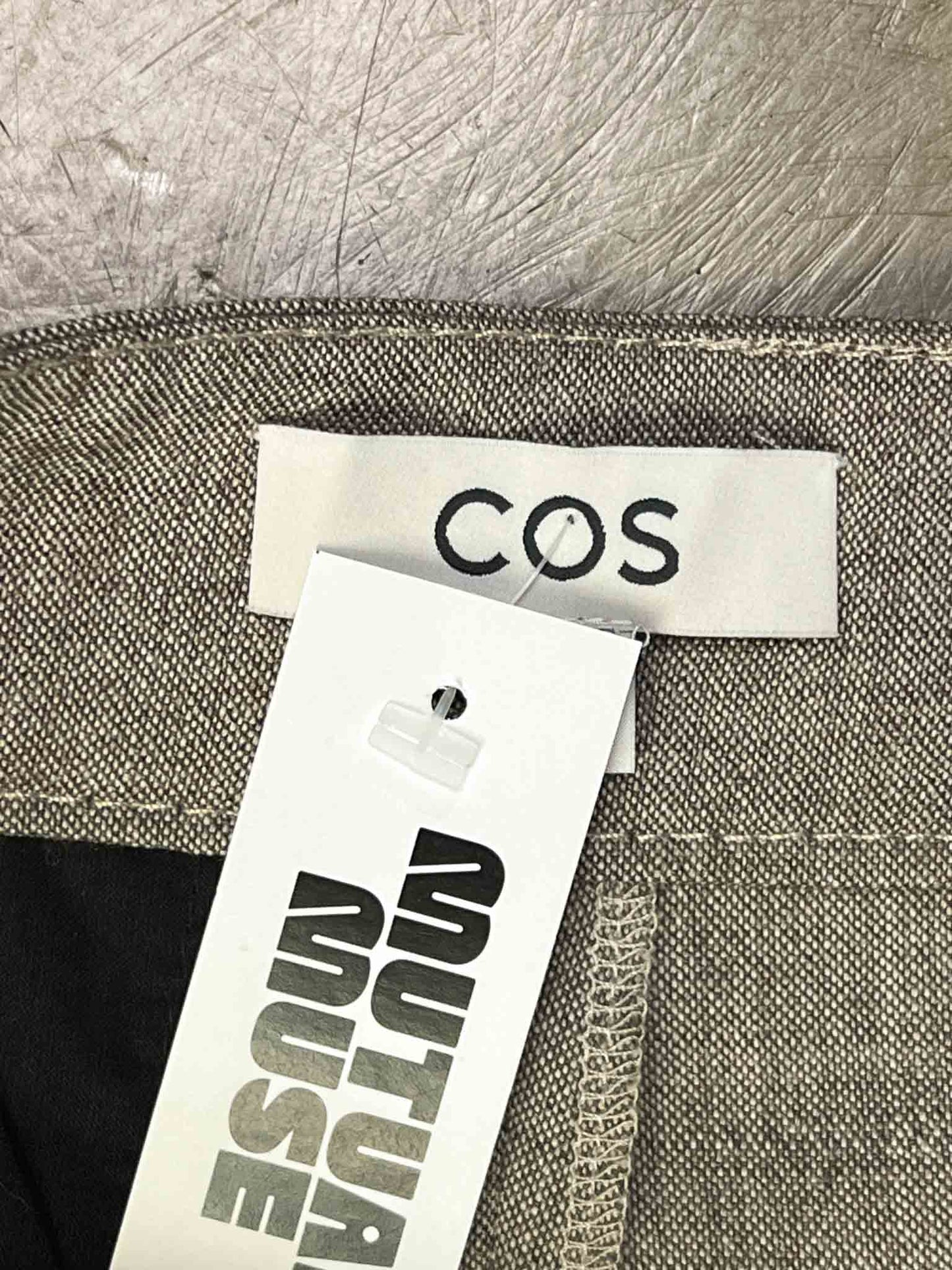 Size 34 (XS) | COS Grey Wool Barrel Utility Pants