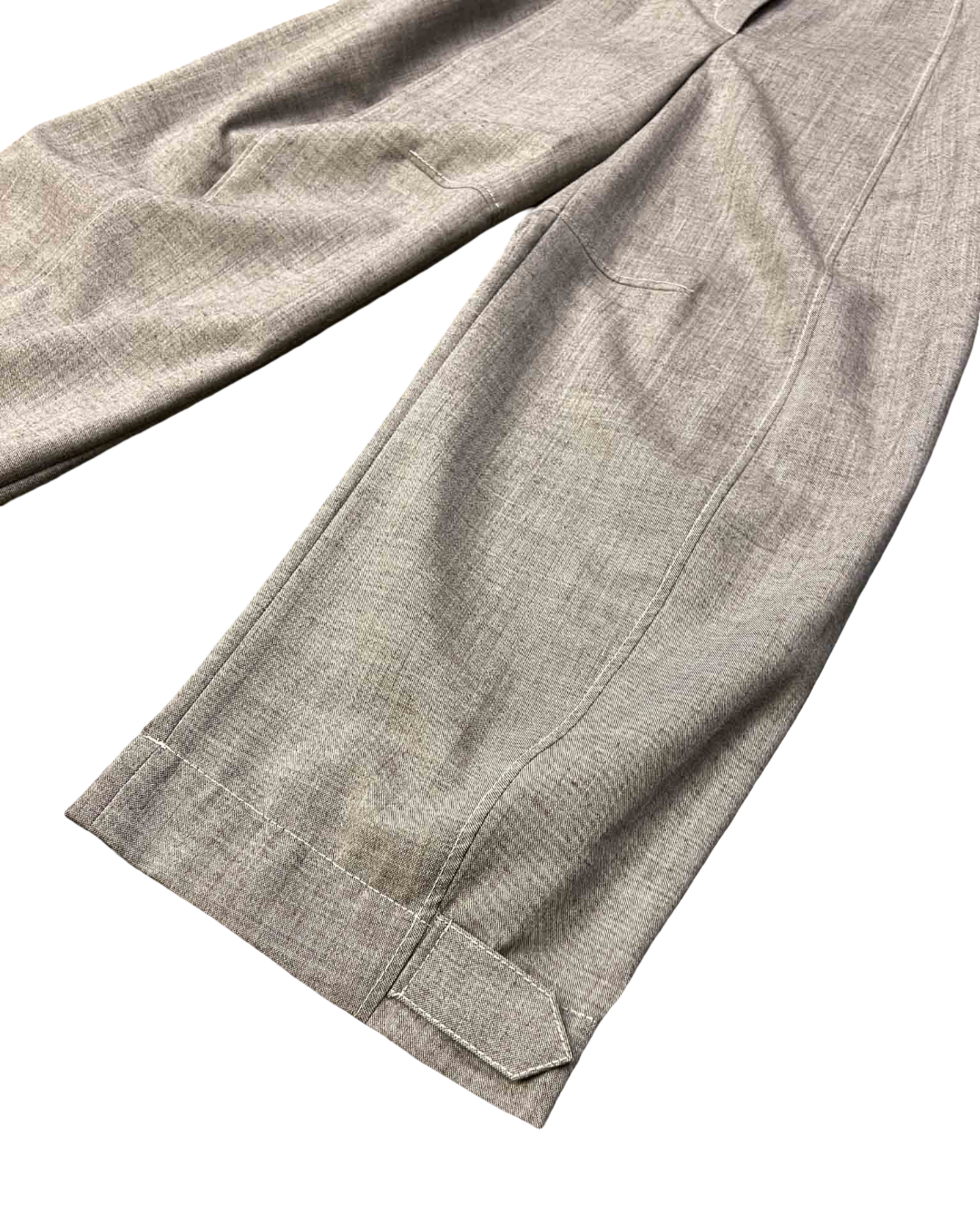 Size 34 (XS) | COS Grey Wool Barrel Utility Pants