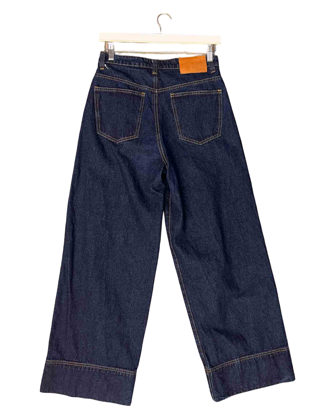 Size S | Alpha60 Dark Indigo Wide Leg Jeans