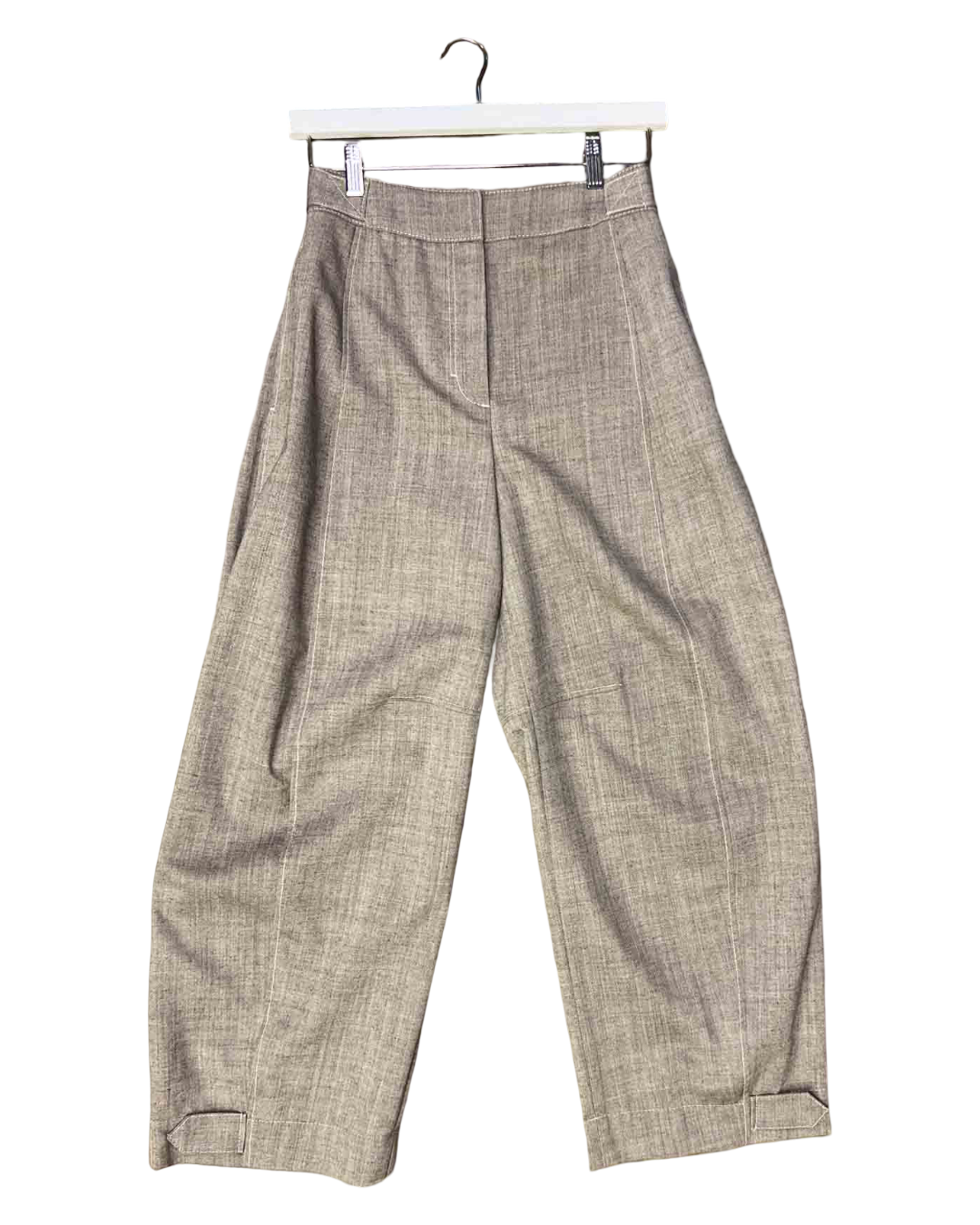 Size 34 (XS) | COS Grey Wool Barrel Utility Pants