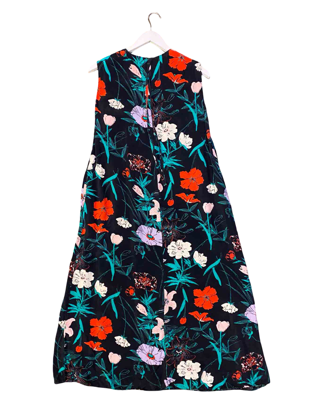 Size S | Marimekko Black Floral Migot Perenna Maxi Dress