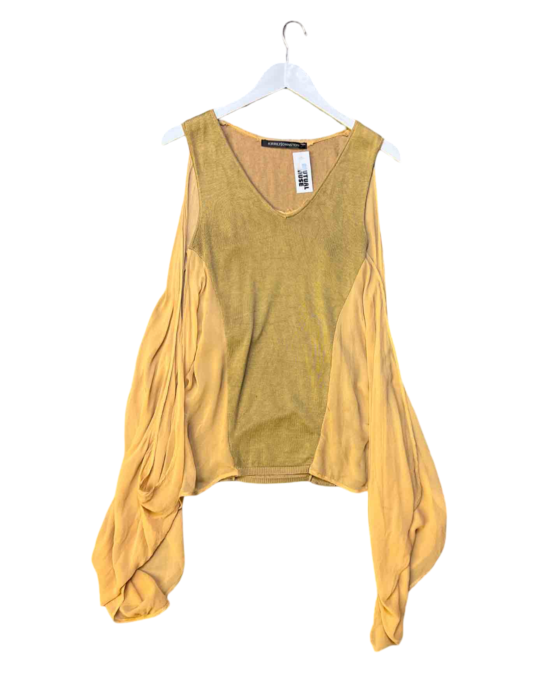 Size 8 (S) | Kirrily Johnston Cotton/Silk Draped Top