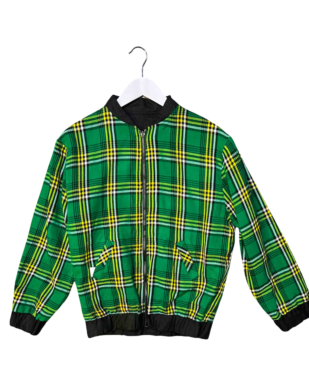 Size S | Collective Closets Reversible Linen Bomber Jacket