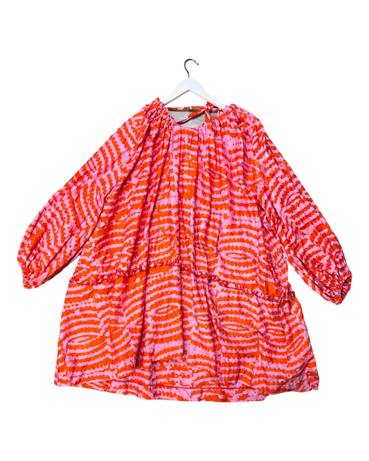 Size XXXL | Collective Closets Patterned Cotton Dress