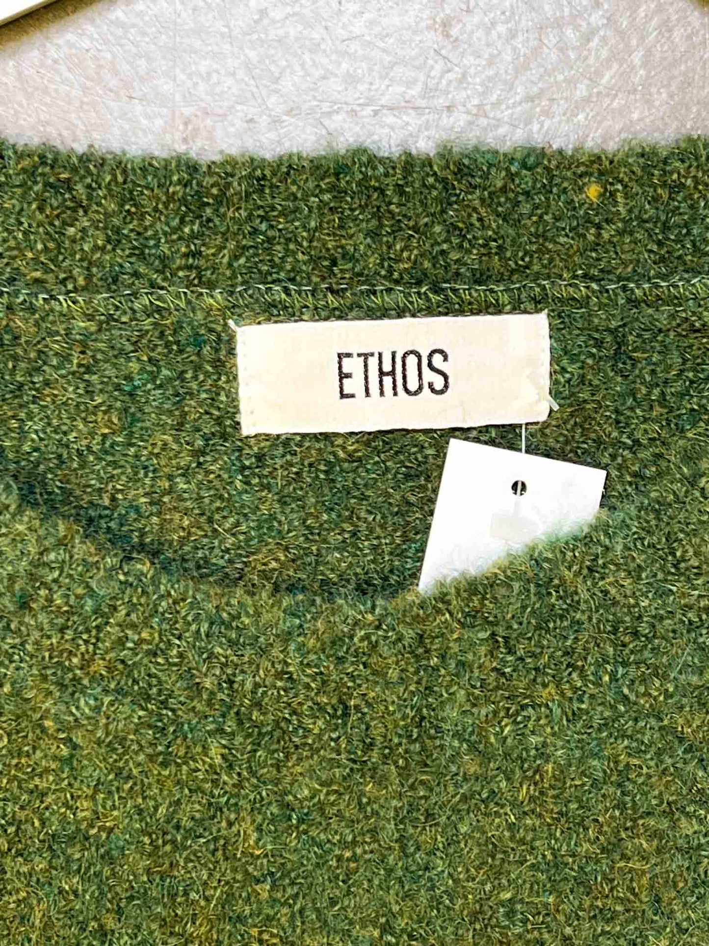 Size M | Ethos Speckled Green Alpaca Knit Jumper