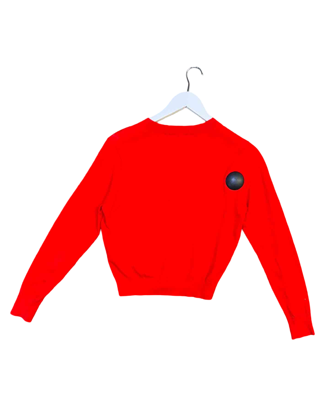 Size 8 (S) | Assembly Label Red Cotton/ Cashmere Cardigan