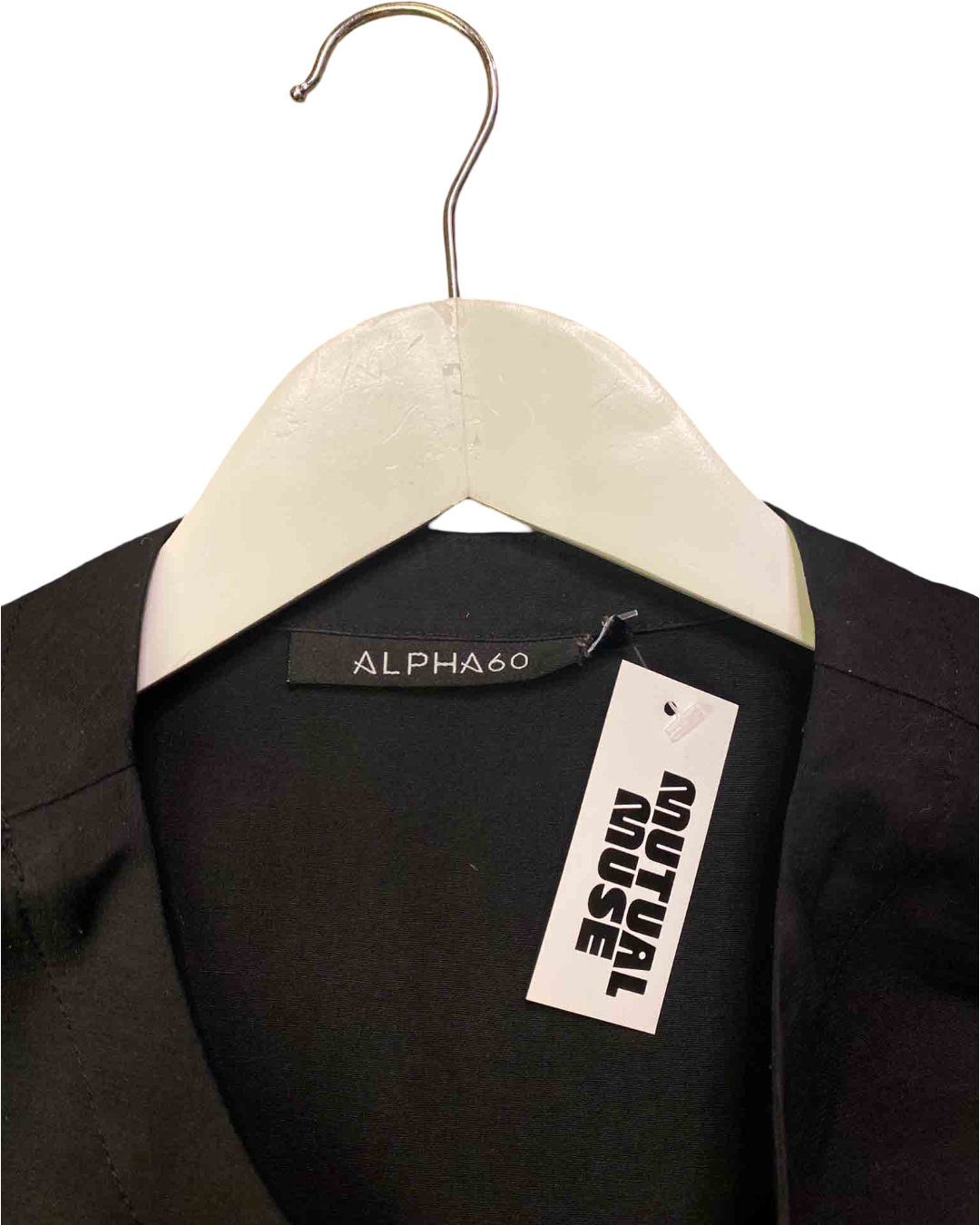 Size XS | Alpha60 Black Smock Dress