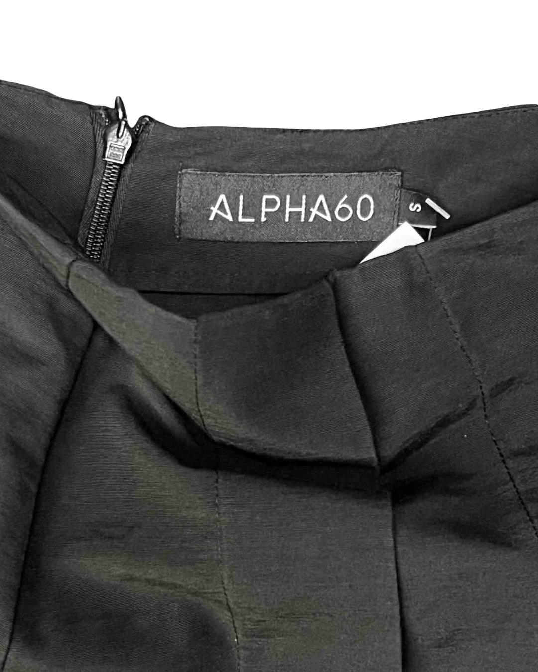 Size 10 | Alpha60 Black Pleated Wide Leg Pants