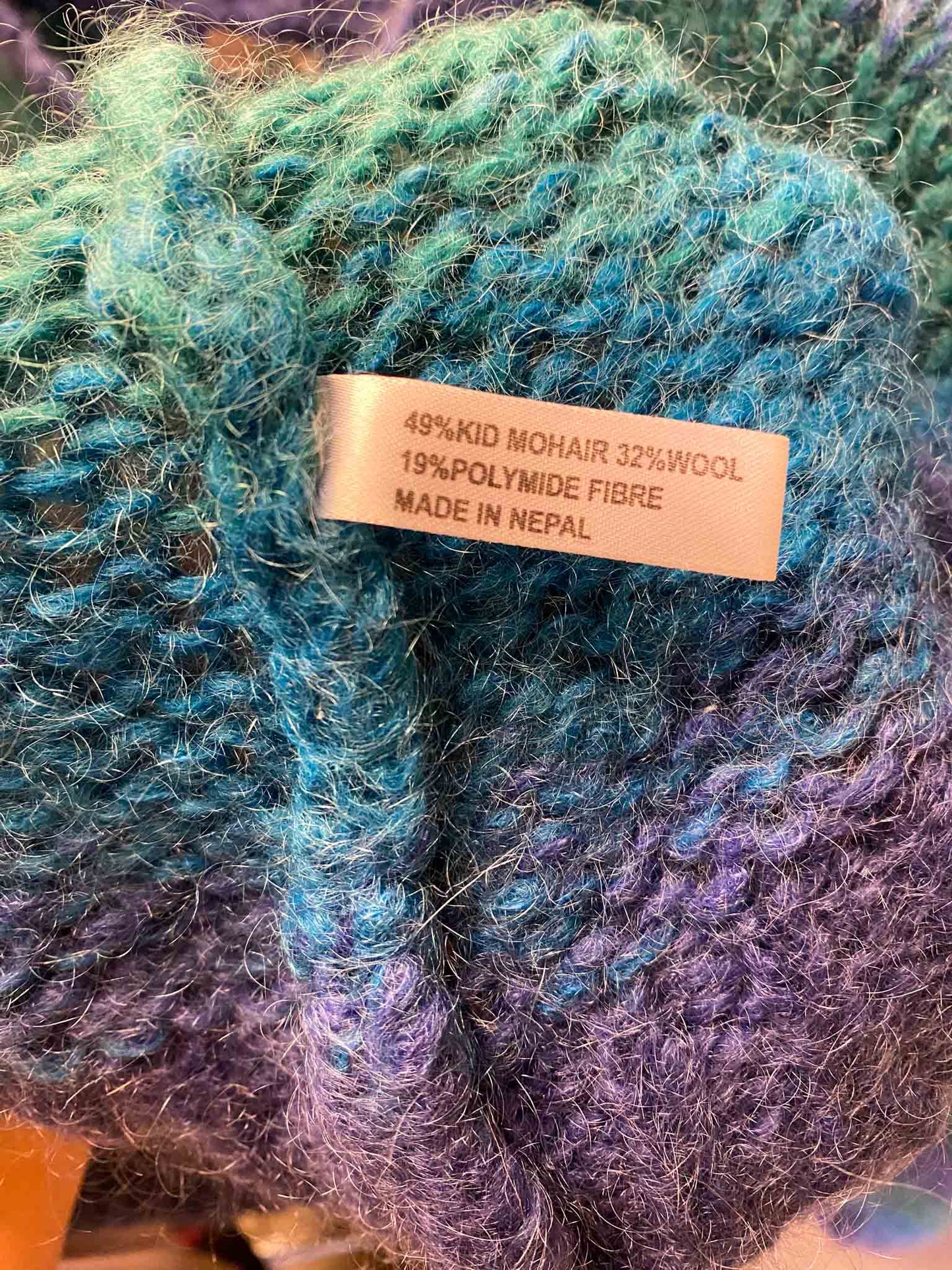 Size M | Rabens Saloner Blue Stripe Mohair Jumper