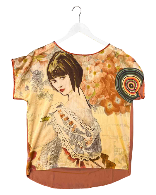 Size M | Desigual by Lacroix Camisa Blouse
