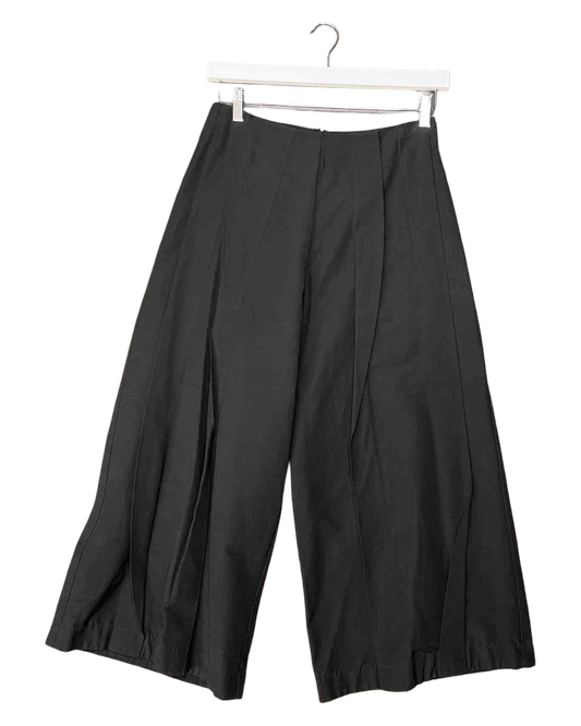 Size 10 | Alpha60 Black Pleated Wide Leg Pants