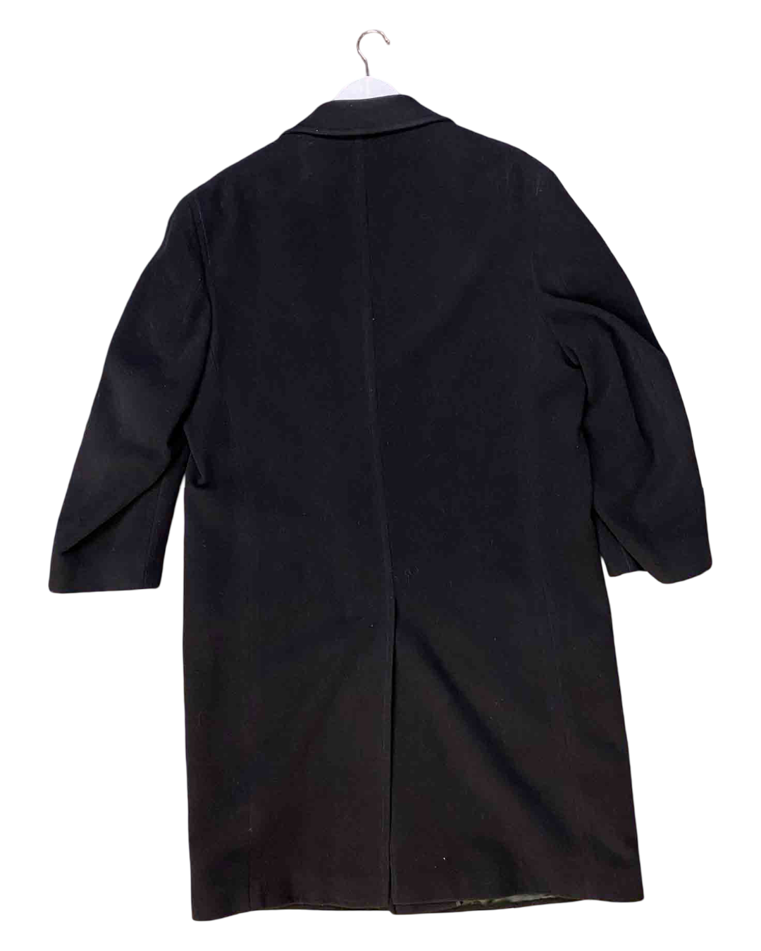 Size XL | Kenzo Black Wool Duster Coat